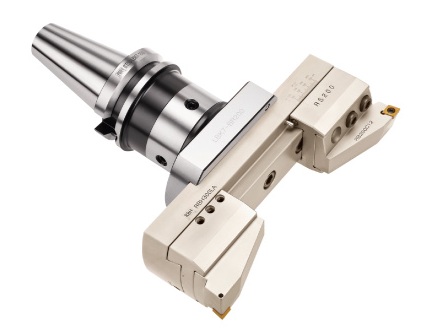 Ø200以上RBH-LA組合式大徑雙刃粗搪刀 + BST刀柄